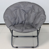 Nouveau design de mobilier d'extérieur chaise pliante de camping chaise légère et portable en demi-lune chaise de pêche en aluminium