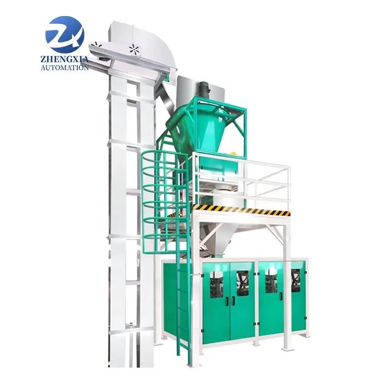 ZHENGXIA Fully Automatic 25kg Sugar Bagging Machine Sugar Packing Machine For 20kg Automatic Sugar Filling Machine