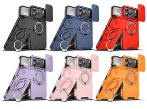 Custodia con <span class=keywords><strong>fotocamera</strong></span> scorrevole Cover per <span class=keywords><strong>iPhone</strong></span> 17 Air 17Pro 17 <span class=keywords><strong>Pro</strong></span> <span class=keywords><strong>Max</strong></span> 16 Plus anello ruotato cavalletto antiurto custodia protettiva - Product Image 6