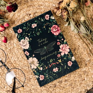 สมุดบันทึกปกแข็งลายดอกกุหลาบ<span class=keywords><strong>สวย</strong></span>งาม ซีรีส์ทรัป พร้อมเข้าเล่มแบบเย็บด้าย เหมาะสำหรับจดบันทึกสร้างสรรค์ จดรายงานการประชุม - Product Image 2