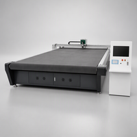 Traceur de découpe numérique automatique à table plate CNC à couteau oscillant pour carton ondulé, boîtes et emballages, avec table à vide