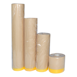Provide Drip Protection Painter's Plastic Pre Taped Masking Film