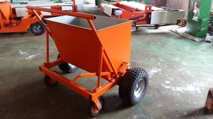 Máquina esparcidora manual de relleno para césped con tolva de acero, alimentación ajustable, para rellenar con arena y gránulos de caucho en campos de fútbol y parques infantiles - Product Image 2