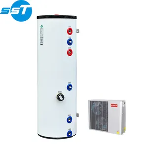 Energy Saving And Environmental Protection Heat Pump Water Tank 250L 300L Coil Heat Exchange Buffer Tank Domestic Hot Water Tank