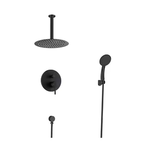 Système <span class=keywords><strong>de</strong></span> <span class=keywords><strong>douche</strong></span> chromé 8 pouces <span class=keywords><strong>plafond</strong></span> mural rond haute pression pluie pommeau <span class=keywords><strong>de</strong></span> <span class=keywords><strong>douche</strong></span> luminaire <span class=keywords><strong>de</strong></span> <span class=keywords><strong>douche</strong></span> - Product Image 2