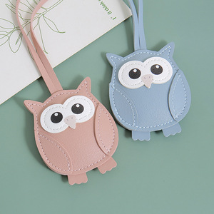 <span class=keywords><strong>Portachiavi</strong></span> in Pelle PU <span class=keywords><strong>a</strong></span> Forma di Gufo Cartoon, Decorazione Versatile per Borse da Donna, Confezione Regalo in Cotone Lavorato <span class=keywords><strong>a</strong></span> <span class=keywords><strong>Maglia</strong></span> - Product Image 3