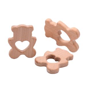 Multi Forme <span class=keywords><strong>Amazon</strong></span> Offre Spéciale En Bois de Hêtre naturel <span class=keywords><strong>Dentition</strong></span> Animal Bébé <span class=keywords><strong>anneau</strong></span> de <span class=keywords><strong>dentition</strong></span> en bois - Product Image 5