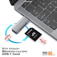 Usine en gros bonne qualité mémoire plus rapide USB 2 Go 4 Go 16G 32 Go 64 Go mémoire carte SD pour appareil photo avec adaptateur