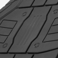 Tapis de sol de voiture en PVC à motif tactique noir, tapis de sol de voiture résistants aux intempéries, ensemble de 4 pièces