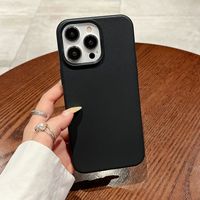 Coque de téléphone pour iPhone 17, en TPU souple, motif imitation cuir, antichoc, compatible avec iPhone 16 Pro Max