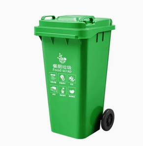 Poubelles de tri des déchets personnalisées - Poubelles extérieures en plastique à pédale pratique grande capacité - Product Image 5
