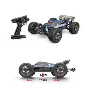 MJX Hyper Go 1/16 sans balai MJX 16207 4x4 62 KM/H 4WD électrique hors route Truggy passe-temps télécommande voiture monstre <span class=keywords><strong>RC</strong></span> camion RTR - Product Image 5
