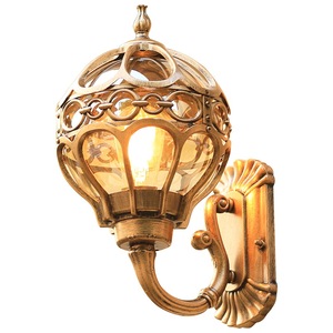 Lanterne LED murale extérieure en alliage d'aluminium, lumière blanc chaud 3500K, étanche, lampe de jardin, diffuseur en verre trempé, 10 ans de garantie - Product Image 5