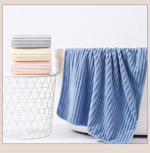Serviette de bain en microfibre à logo personnalisé, épaissie et agrandie, en polaire corail, séchage rapide, sans perte de fibres, pour salon de beauté et usage domestique (adultes) - Product Image 5