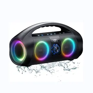 Bluetooths Portable Speaker Wireless Super Bass Waterproof Outdoor Party speaker Oem Mobile Boombox 2 Woofer