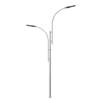 Lampadaire LED extérieur haute luminosité IP67 étanche, boîtier en alliage d'aluminium, réglable, contrôle intelligent AC, faible consommation d'énergie, 5000K