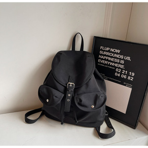 New 2025 Niche Pu Backpack Women's Large Capacity Versatile Student School <b>Bag</b> Simple Travel Backpack - Product Image 2