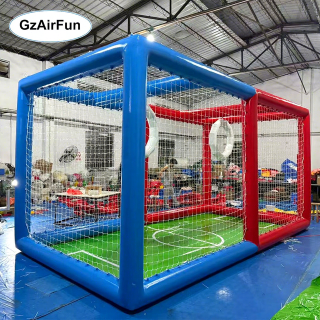 Commercial PVC Inflatable Drone Arena for Event Soccer Ball Games-Portable & Durable