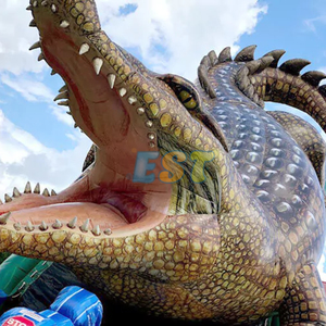 Toboggan gonflable Crocodile moche, jeux et équipements <span class=keywords><strong>de</strong></span> glisse sèche gonflables pour enfants et adultes, château gonflable pour jardin - Product Image 4