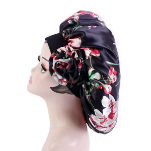 Gorro de Satén Ajustable con Diseño Floral y Accesorios, para Uso Diario, Viajes y Ocasiones Casuales - Product Image 5