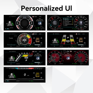 MOOKAKA 12.3 pollici Linux System per VW Skoda <span class=keywords><strong>Fabia</strong></span> <span class=keywords><strong>2008</strong></span> - 2014 LCD per auto pannello digitale tachimetro quadro strumenti per auto - Product Image 4