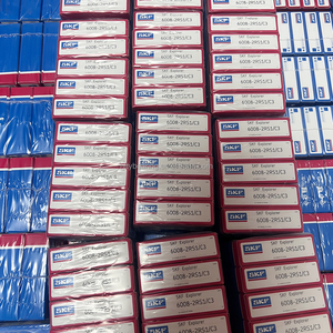 Roulement à billes à gorge profonde simple rangée <span class=keywords><strong>SKF</strong></span> 6200 6201 6202 6203 6204 ZZ 2RS en acier FAG en stock – Fournisseur de roulements automobiles - Product Image 1