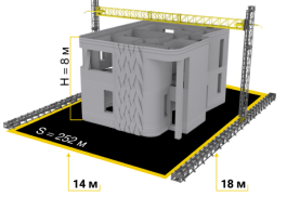 Imprimante 3D High-Tech Smart Build LLC SB 1312 pour la construction de maisons en béton, garantie 1 an - Product Image 4