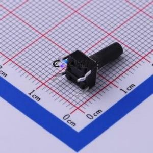 TS-1002-13026 Tactile Switch Through hole Component (THT)-4P,6x6mm Switch Single Pole Single Throw Round Button Through Hole 6mm - Product Image 1