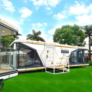 Case Container Modulari Espandibili a Basso Costo 40ft 20ft Casa Container Stile Astronave - Product Image 1