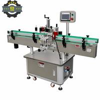 Machine d'étiquetage automatique de bouteilles rondes, haute précision, pour l'orientation des étiquettes sur les bouteilles en verre, en plastique, les canettes et les sacs