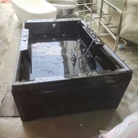 Baiyao Spa Jakuzzi Air Jet Massage 2 personnes Spas extérieurs avec bain à remous acrylique Whirlpool japonais baignoire de trempage