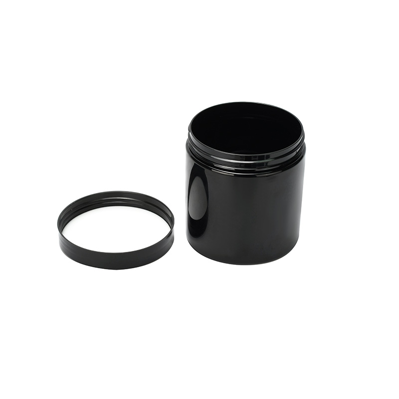 Tiger Hot Sale 300ml 500ml 1000ml PET Clear Food Grade Plastic Cosmetic Jars with Aluminum Lid Customized Printing Logo Accepted