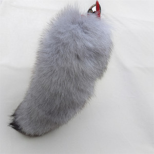 Queue de renard en fourrure véritable, <span class=keywords><strong>plug</strong></span> <span class=keywords><strong>anal</strong></span> détachable, queue de chat pour cosplay, jouet sexuel <span class=keywords><strong>anal</strong></span> pour jeux de rôle animaliers, accessoire de jeu de rôle. - Product Image 5