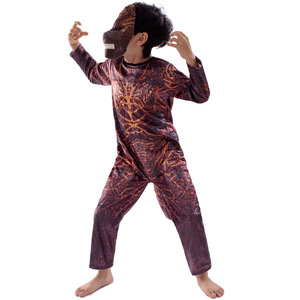 Disfraz de Cosplay para Niños de 8 a 13 Años, Diseño de Fuego, Ropa de Actuación, Tela de Poliéster, Otoño 2023 - Product Image 4