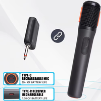 Microphone sans fil PartyBox - 2 microphones numériques sans fil, batterie rechargeable
