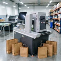 NOVIX Neuer Hochauflösender Mini-Desktop-Einzelpass-Hochgeschwindigkeits-CMYK-Tintenstrahldrucker für Papiertüten Automatisch