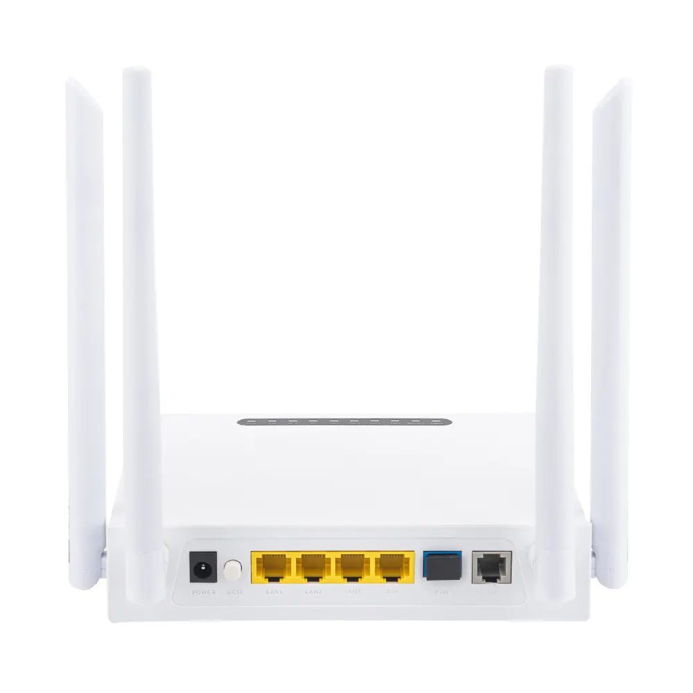 4GE Dual band wifi 2.4G 5G yönlendirici tencere TEL Gpon Xpon Onu yepyeni EchoLife EG8145V5 destek OEM