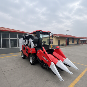 Mietitrebbiatrice per mais su ruote |   Raccoglitrice di mais a fila singola con sbucciatrice e trinciatrice di steli |   Mietitrebbiatrice Diesel Economica per Piccole <span class=keywords><strong>Fattorie</strong></span> - Product Image 2