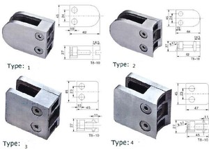 <strong>Glass</strong> Fixing Balustrade <strong>Handrail</strong> Bracket <strong>Handrails</strong> for Stairs Holder - Product Image 6
