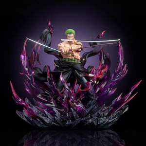 Figura Coleccionable de Anime de <span class=keywords><strong>Roronoa</strong></span> <span class=keywords><strong>Zoro</strong></span> con Estilo de Tres Espadas y Aura de Haki - Product Image 4