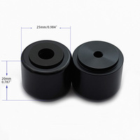 Pieds d'isolation pour haut-parleurs HiFi OD 25 mm, amortisseurs de chocs en aluminium CNC pour amplificateur audio, fabricant sur mesure