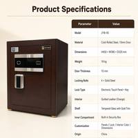 Caja Fuerte de Seguridad Personalizada, Totalmente de Acero, con Teclado Digital Electrónico, Contraseña y Llave de Emergencia, para Vestíbulo de Hotel, Oficina y Hogar