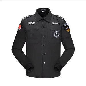 Offre Spéciale d'uniformes d'officiers <span class=keywords><strong>de</strong></span> <span class=keywords><strong>sécurité</strong></span> tactiques unisexes avec logo personnalisé Chemises <span class=keywords><strong>de</strong></span> <span class=keywords><strong>sécurité</strong></span> noires Ensembles d'uniformes <span class=keywords><strong>de</strong></span> gardes <span class=keywords><strong>de</strong></span> pantalons - Product Image 4