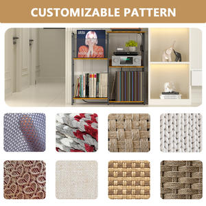 Support pour tourne-disque avec prises électriques, table pour tourne-disque avec éclairage LED, armoire de <span class=keywords><strong>rangement</strong></span> pour disques vinyles pouvant contenir plus de 300 albums - Product Image 4