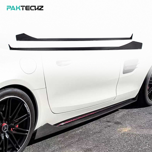 Paktechz Kit de carrosserie en fibre de carbone sèche jupe latérale pour <span class=keywords><strong>Mercedes</strong></span> Benz AMG GT GTS C190 - Product Image 1