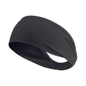 10cm Widen Satin <b>Yoga</b> <b>Headband</b> Thin Pilates Sports Sweatband Non-Slip Dry Summer Protection Low MOQ Stretchy Polyester Material - Product Image 2