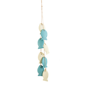 Mediterranean Style Wooden Fish <b>Wall</b> <b>Hanging</b> Multi Piece <b>Decor</b> Home Ornament - Product Image 4