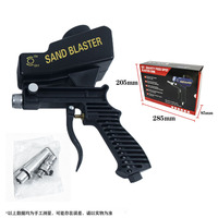 Pistolet de sablage pneumatique portatif, petit sablageur à air pour le nettoyage et la rénovation des surfaces métalliques, outil de décapage de la rouille