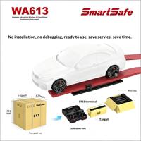 SmartSafe WA613 Aligneur de roues 3D sans fil, hydraulique à quatre cylindres, installation facile, alignement de précision, écran LED, 200 tr/min
