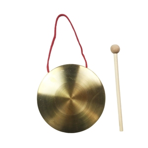 Gong en cuivre pour enfants, instrument de percussion portatif pour l'éducation préscolaire, vente en gros - Product Image 1